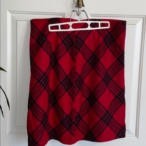 Talbots plaid skirt